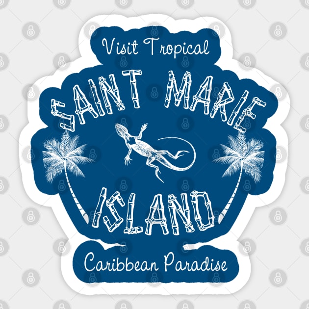 Saint Marie Tourist Sticker by jrotem